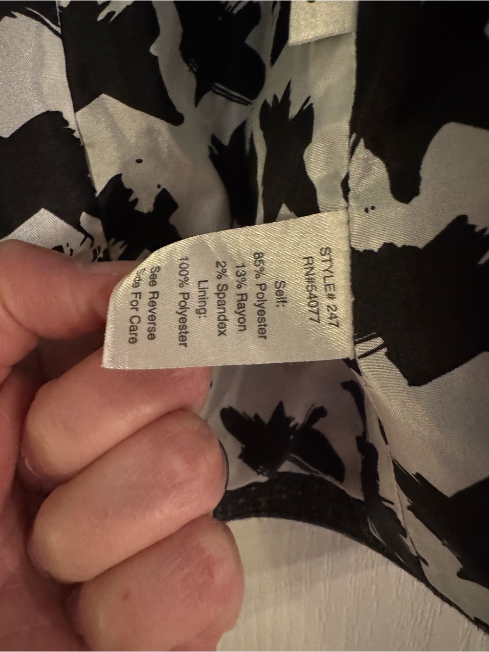 CAbi Eclipse Gray Tweed Open Front Vest Bird Lining 247 S - Picture 4 of 4